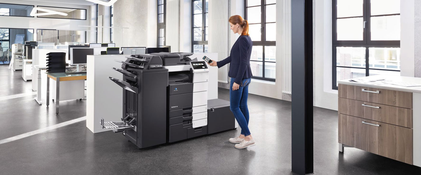 Utilisation imprimante bizhub 758 konica minolta - LMB technologies